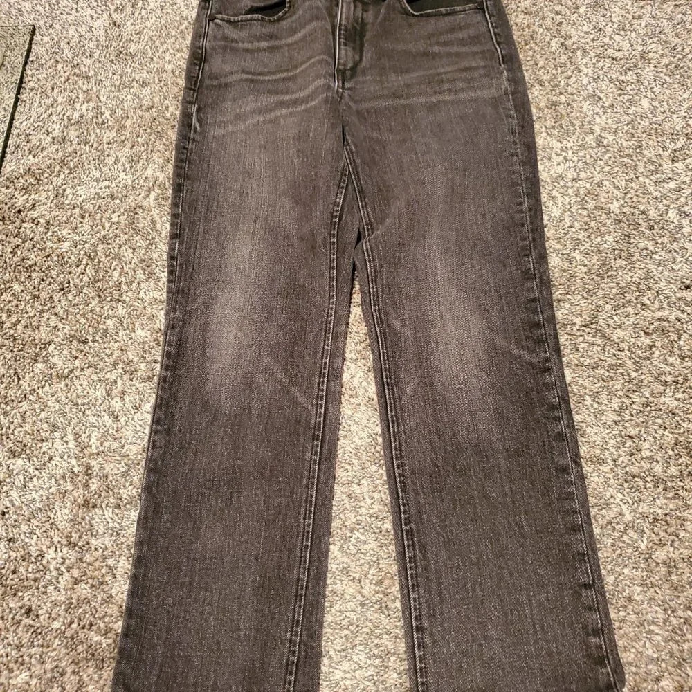 Rag & Bone Vintage Ankle Straight Jeans Black Bunnys 25 - Picture 2 of 3